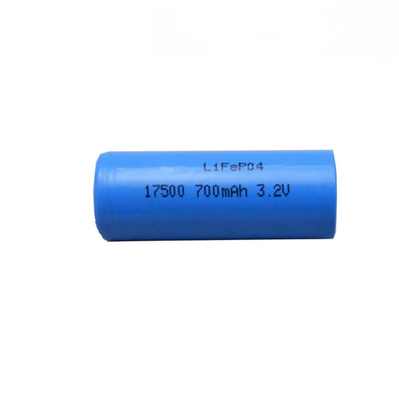 Rechargeable Battery Li-FePO4 IFR17500 3.2V 700mAh