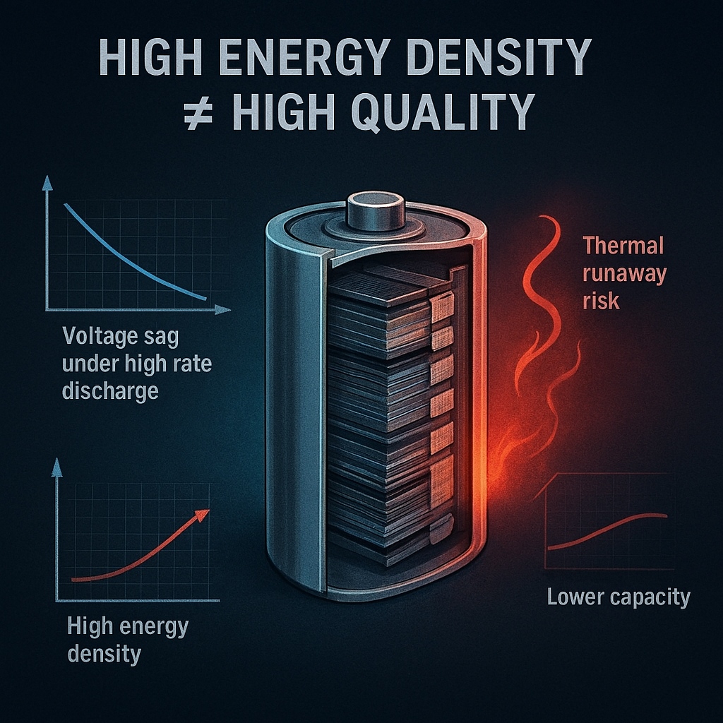 Una batteria ad alta capacità equivale necessariamente a una batteria di alta qualità?