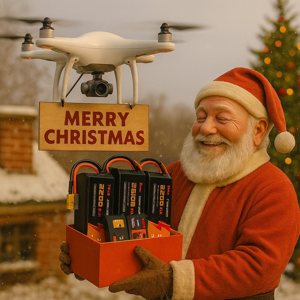 Come mantenere la batteria del drone durante il periodo natalizio