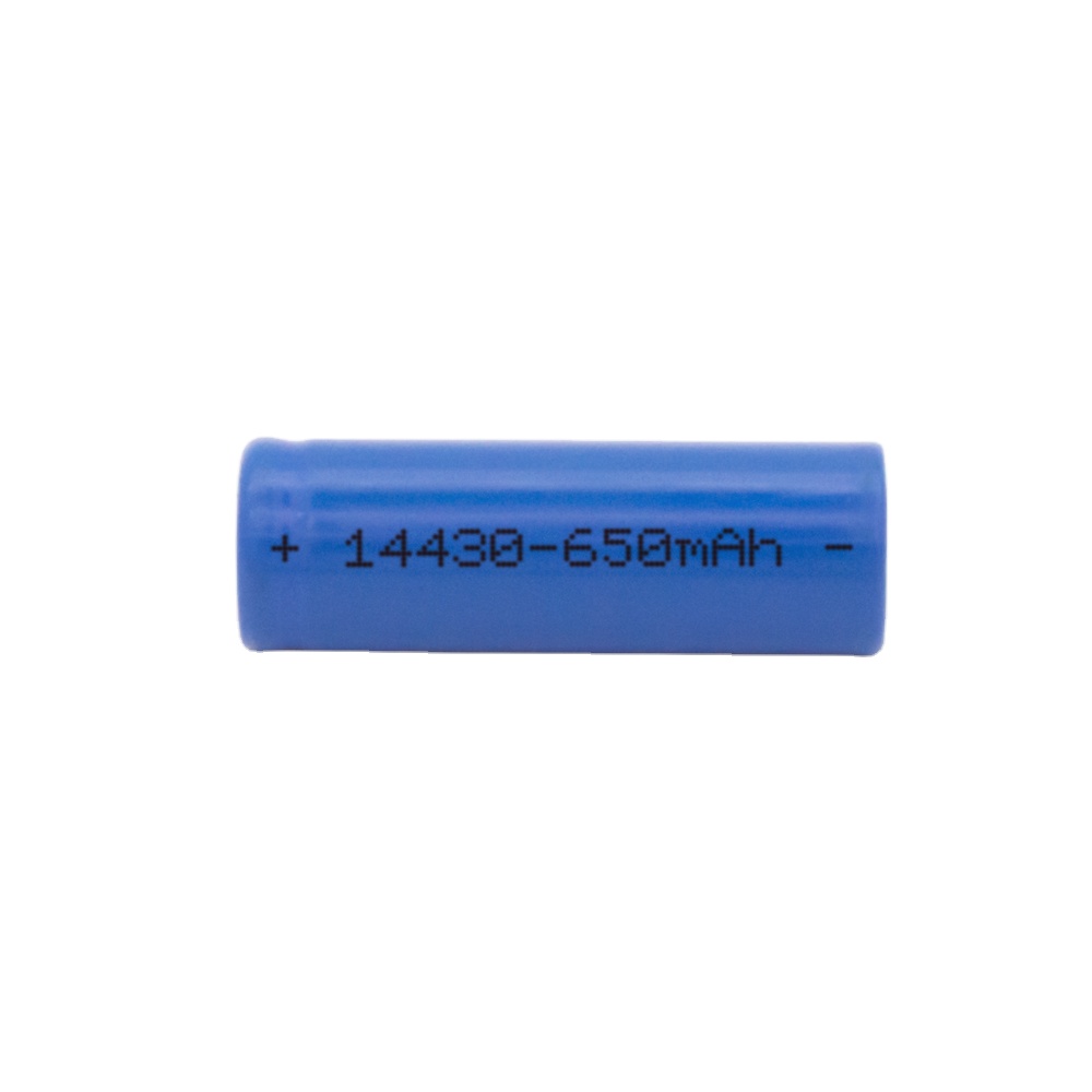 Rechargeable Battery Li-FePO4 IFR14430 3.2V 650mAh
