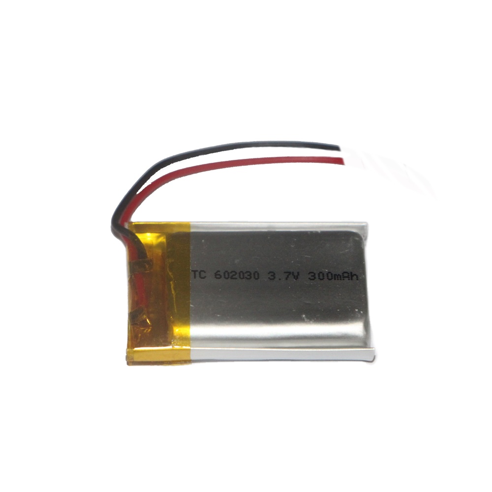 High Quality 3.7V 602030 300mAh Lithium Polymer Battery