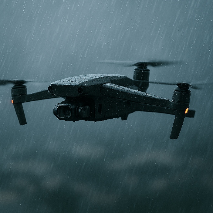 La batteria del drone è impermeabile?