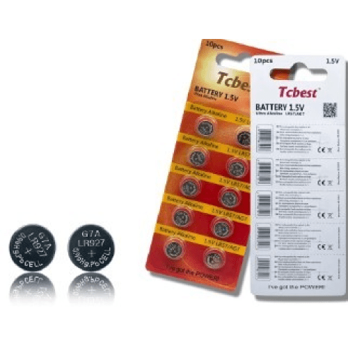 1.5V AG7 LR57/195/927 Alkaline Coin Cell Factory