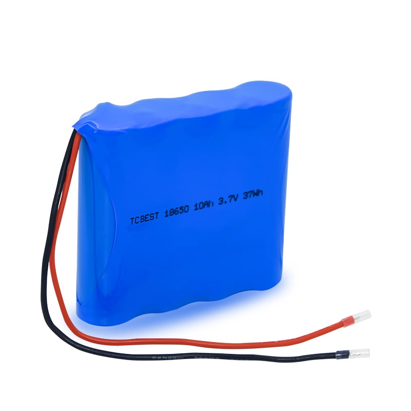 Customize  Lithium Battery Pack 18650 10Ah  3.7V 
