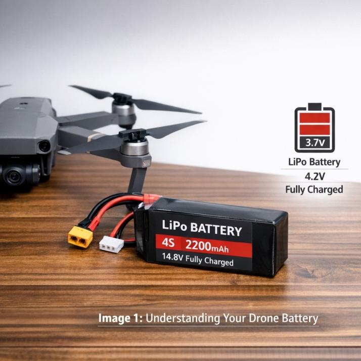 Come caricare la batteria di un drone con un cavo USB