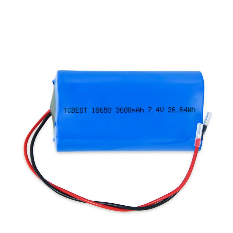 Customize  Lithium Battery Pack 18650 3600mAh 7.4V