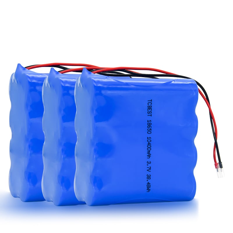 Customize Lithium Battery Pack 18650 10.4Ah 3.7V
