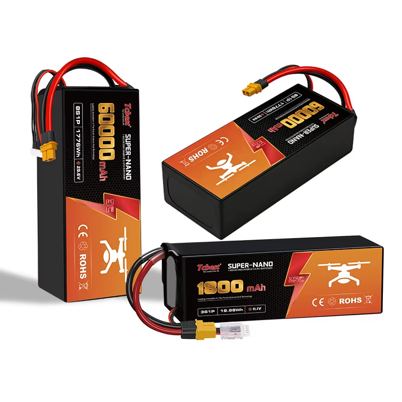 3000mAh 7.4V 100C 2S Drone Battery Manufacture