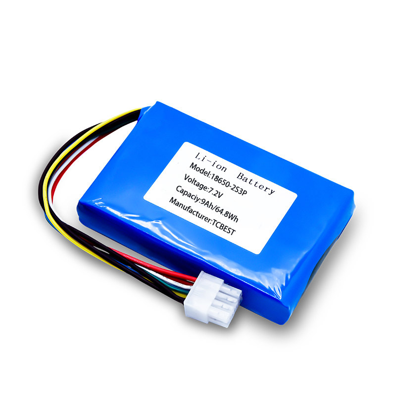 Customize  Lithium Battery Pack18650-2S3P 9Ah 7.2V