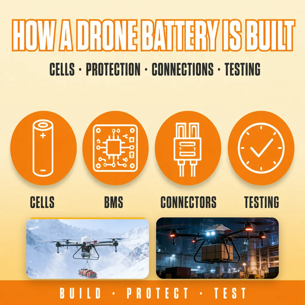 Kuinka tehdä dronin akku
