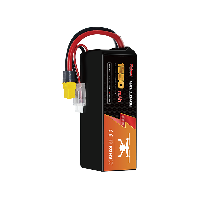 1550mAh 11.1V 3S 100C LI-PO Drone Battery Supplier
