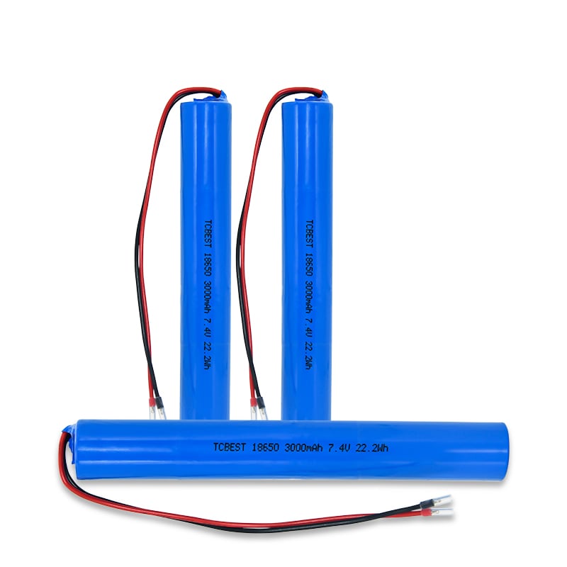 Customize  Lithium Battery Pack 18650 3000mAh 7.4V