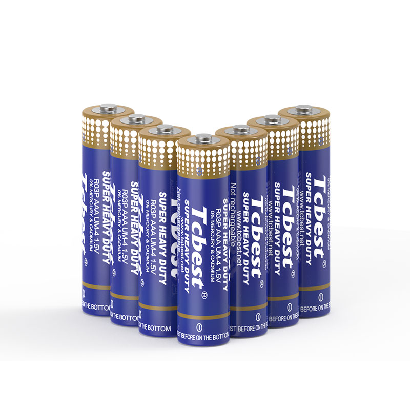 Factory Direct Wholesale R03 AAA  Zinc Carbon Batteries For Low-Drain Devices