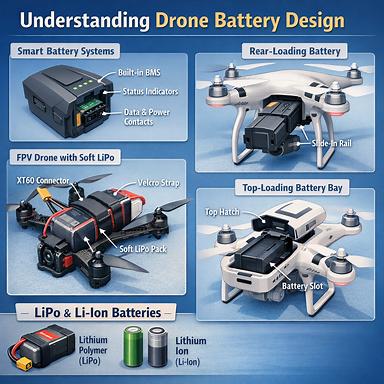 Come rimuovere la batteria di un drone