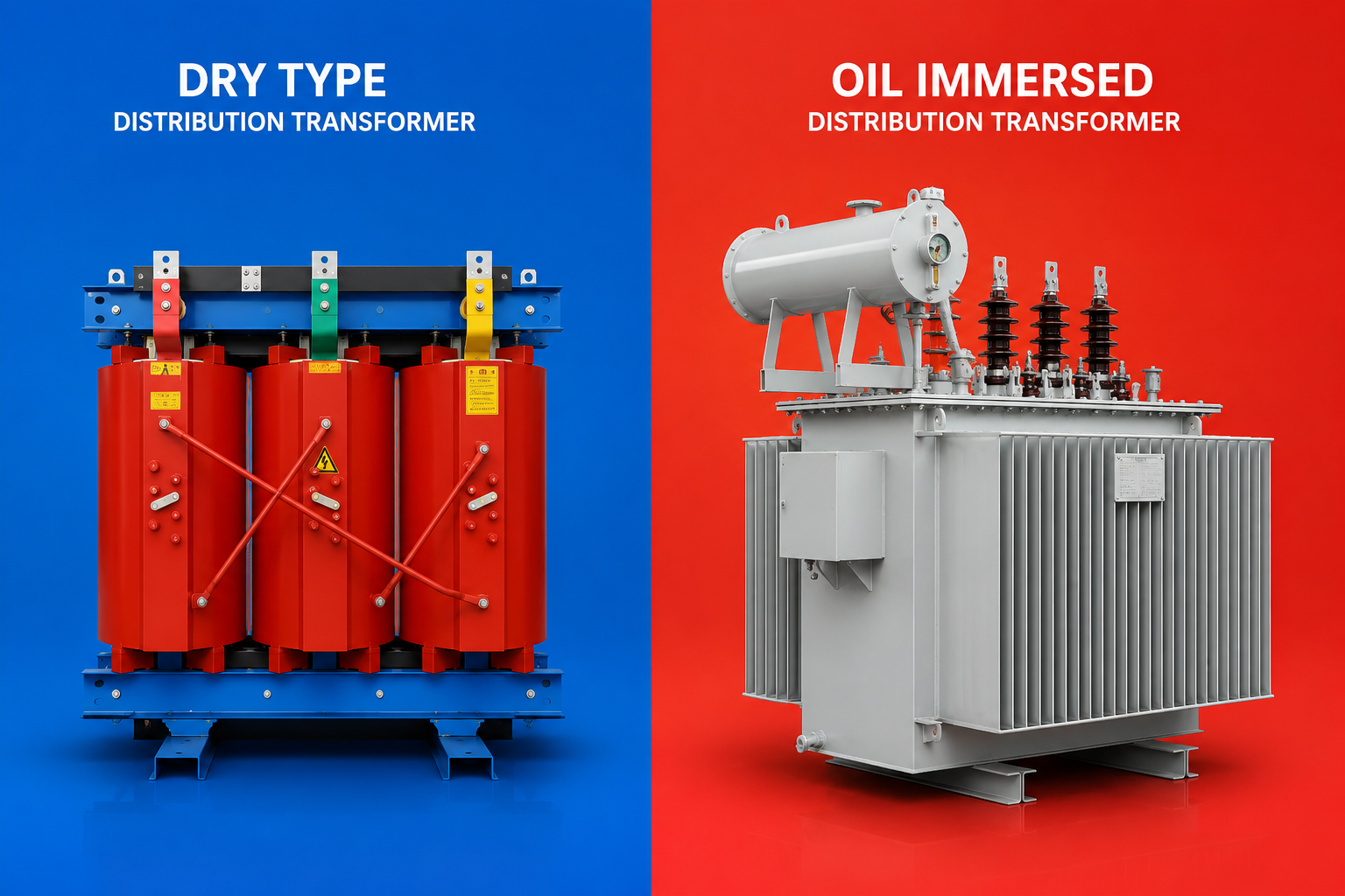 Dry-Type vs. Oil-Immersed Transformers： Key Differences and How to Choose
