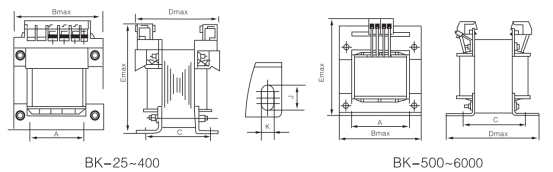 BK Series Control Transformer supplier
