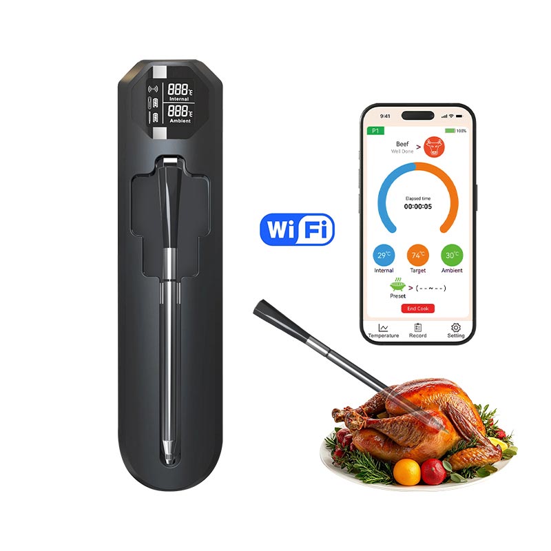 DT-131 ワイヤレス肉用温度計／ロースト調理向けスマートワイヤレス温度計