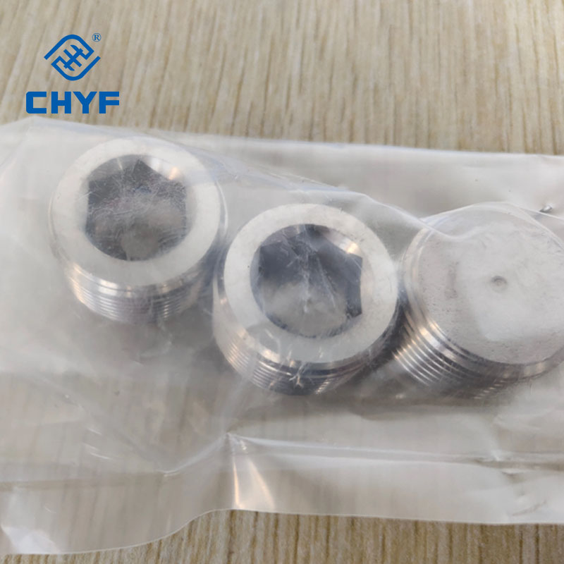Brass Pneumatic Internal Hex Head Socket Countersunk End Plug Pipe Fitting DT-01 DT-02 DT-03 DT-04 DT-06