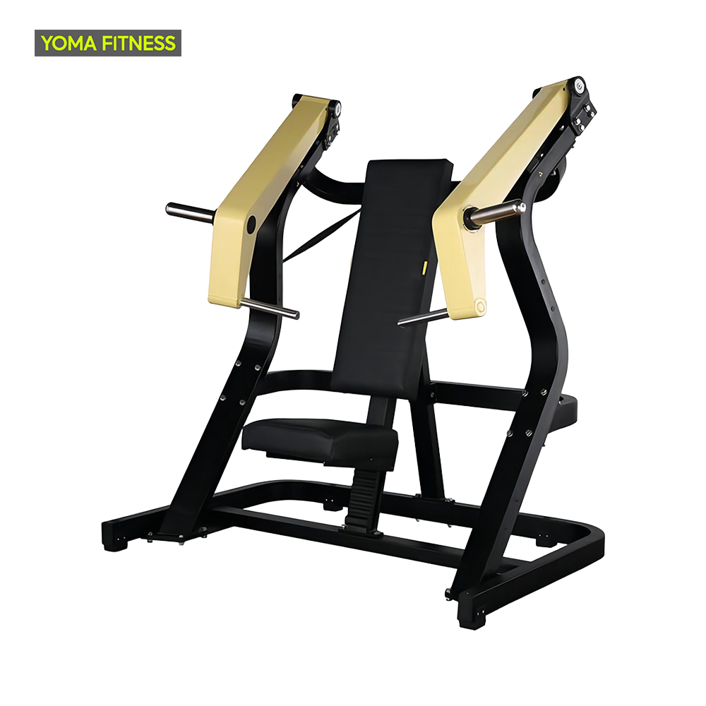 YOMA FITNESS Seated Incline Chest Press Machine Commercial Gym Equipment Full Set Supplier in Guangzhou, China