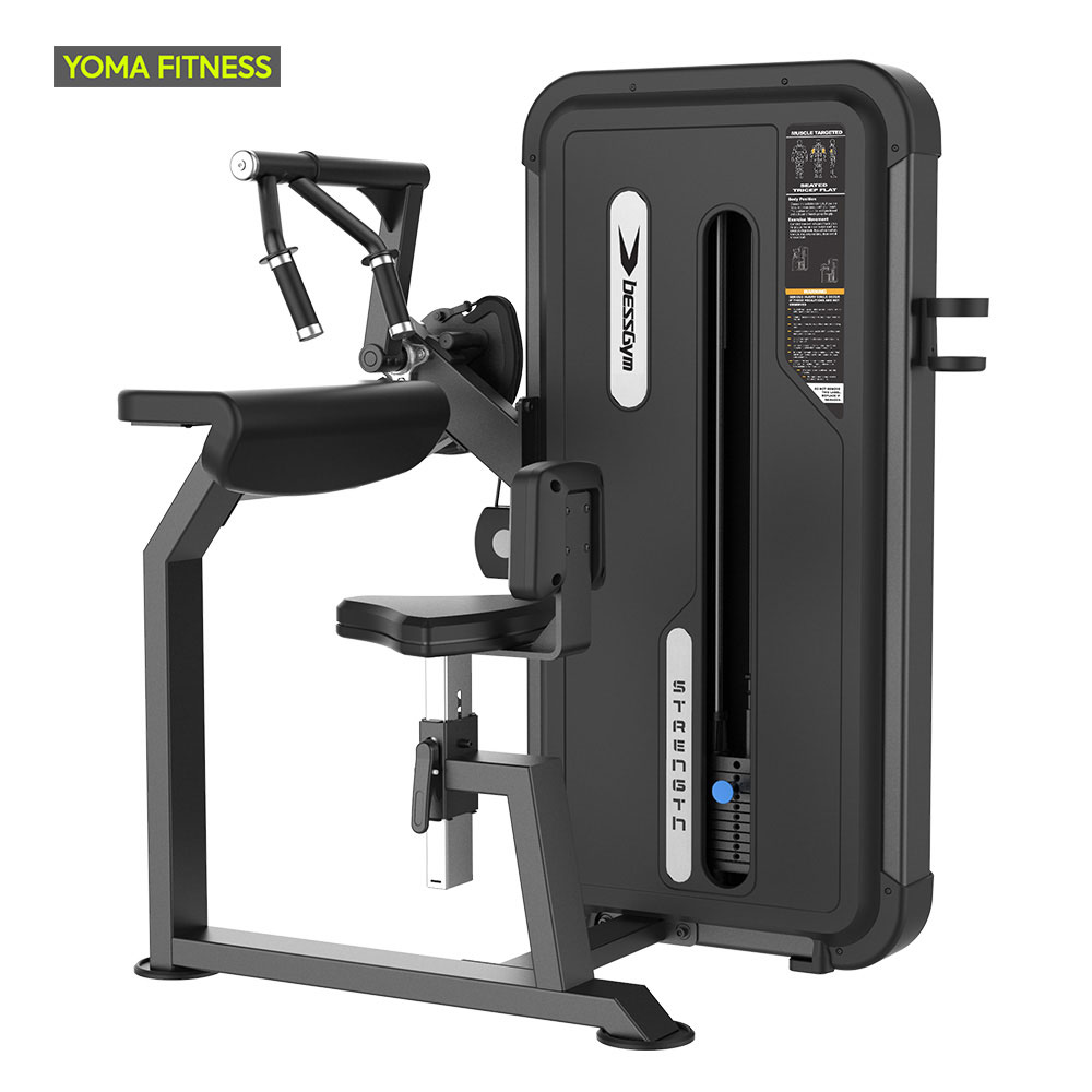 YOMA FITNESS Commercial 0-Degree Triceps Extension Machine