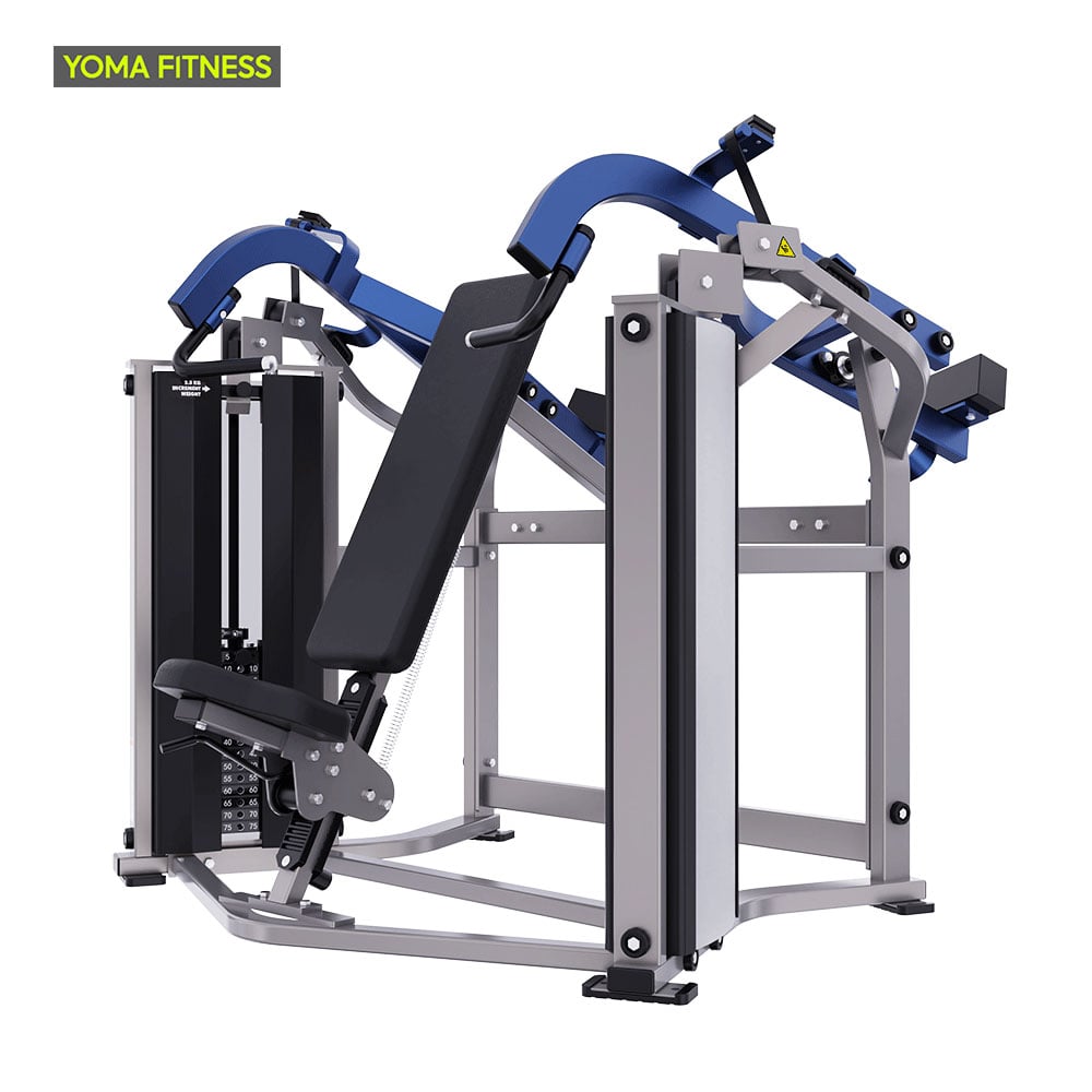 YOMA FITNESS Independent Arm Pin-Loaded Shoulder Press Machine in Guangzhou, China