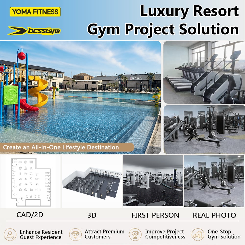 Luxury Resort Hotel Gym Solution
