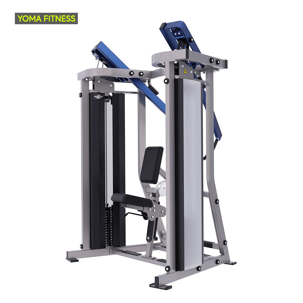 YOMA FITNESS Independent Arm Pin-Loaded Seated Row Machine in Guangzhou, China