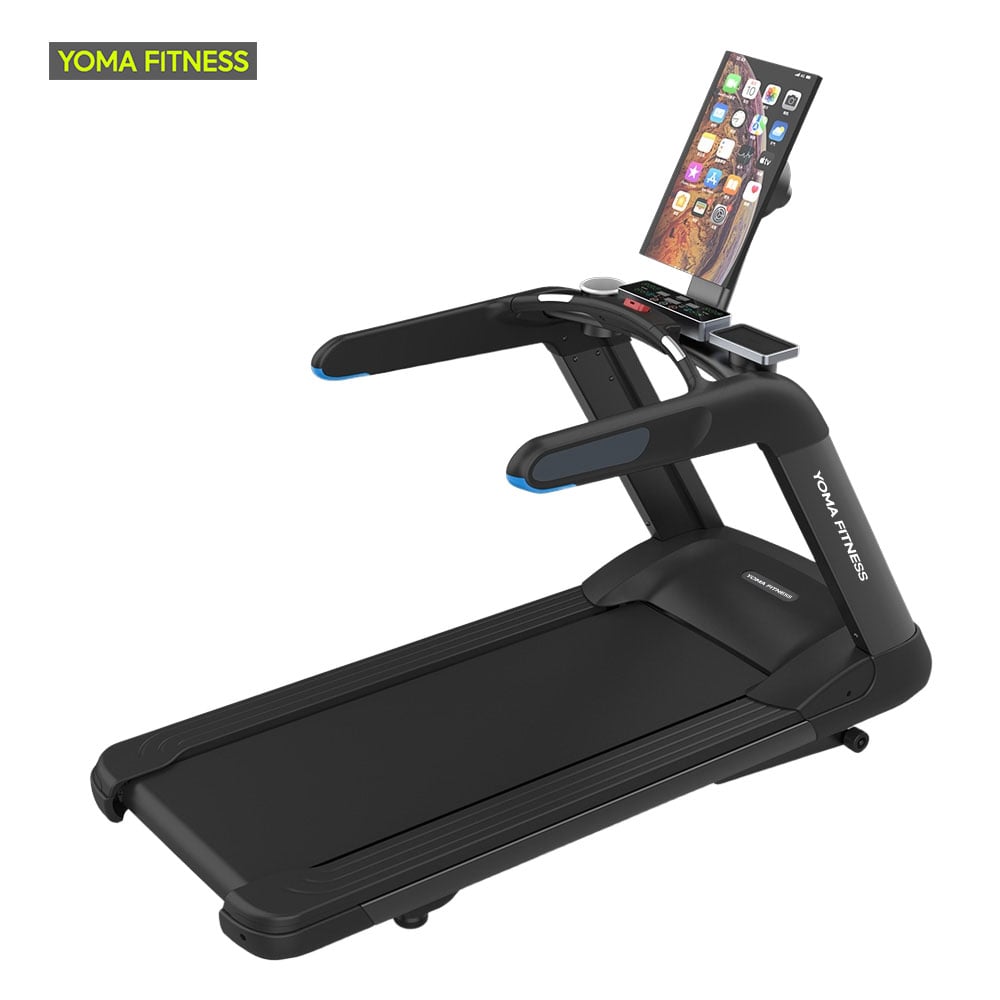 YOMA FITNESS Tapis de course professionnel (Écran d'ordinateur TFT 18,5 pouces)