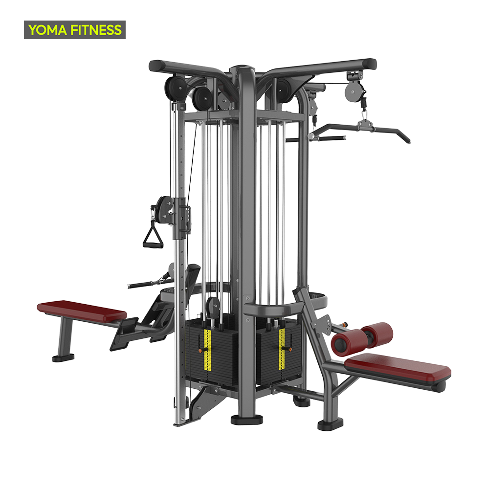 YOMA FITNESS LF Four Station Single Pod Multi Gym