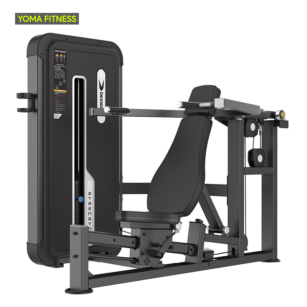 YOMA FITNESS Commercial Shoulder and Chest Press Machine