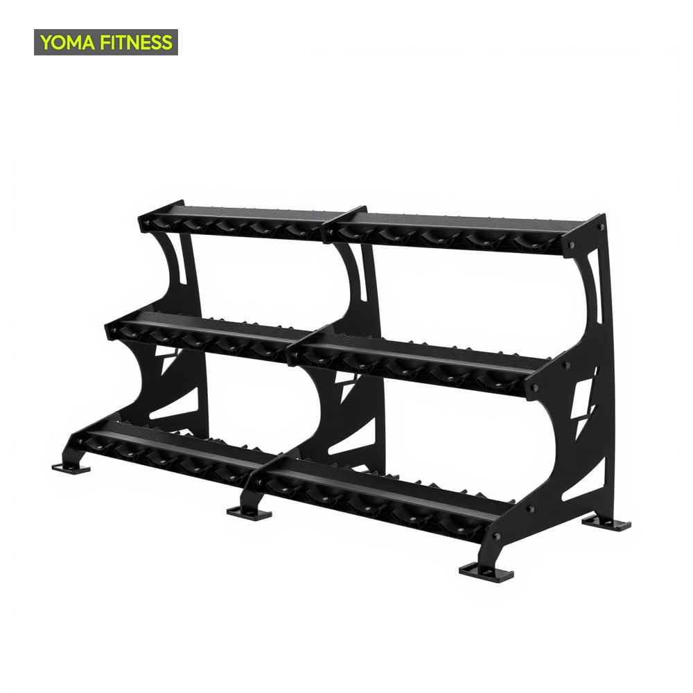 YOMA FITNESS 3-Tier Dumbbell Rack