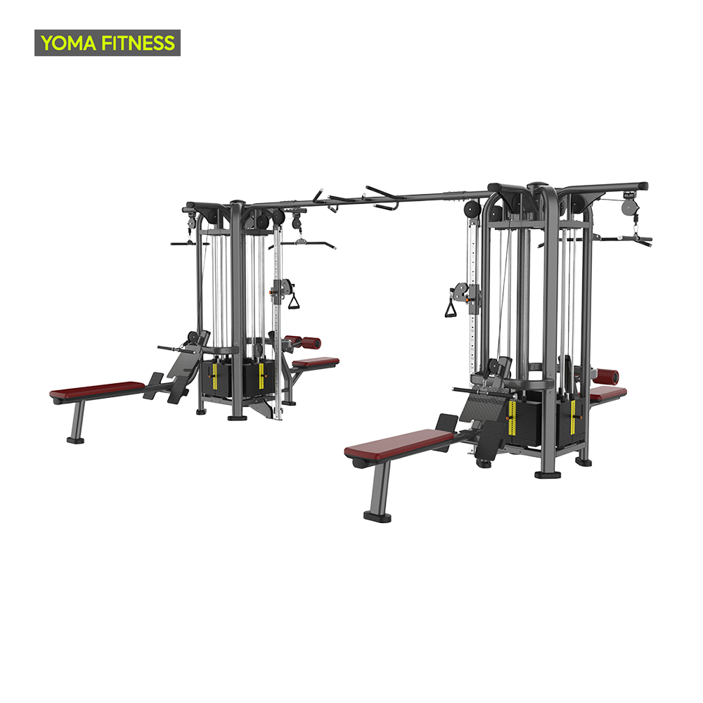 YOMA FITNESS LF Eight Station Single Pod Multi Gym