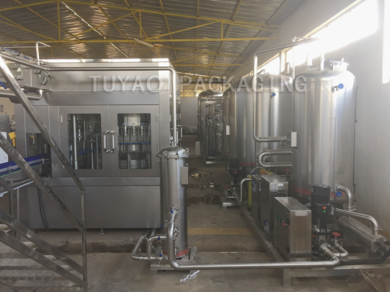 Ethiopia 10000BPH Water Filling Production Line