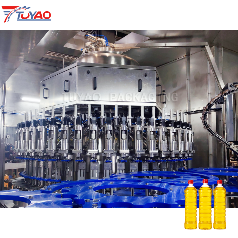 Rotary Type Cooking Oil Filling Machine
