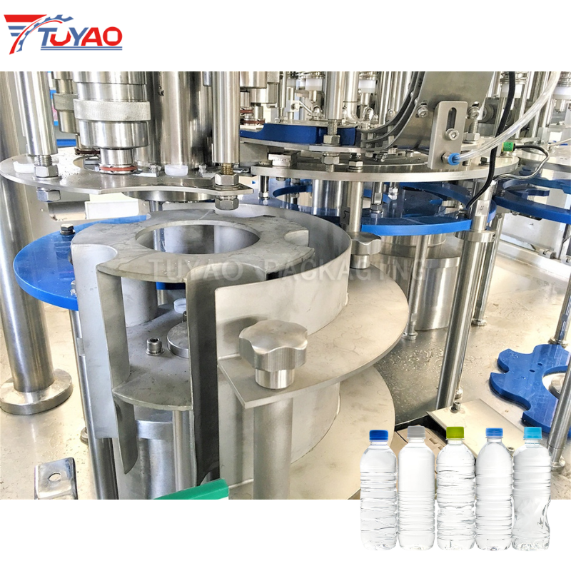 8000BPH 3-in-1 Rinsing Filling Capping Water Filling Machine
