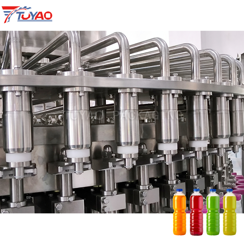 18000BPH Automatic 3 in 1 PET Bottle Juice Hot Filling Machine
