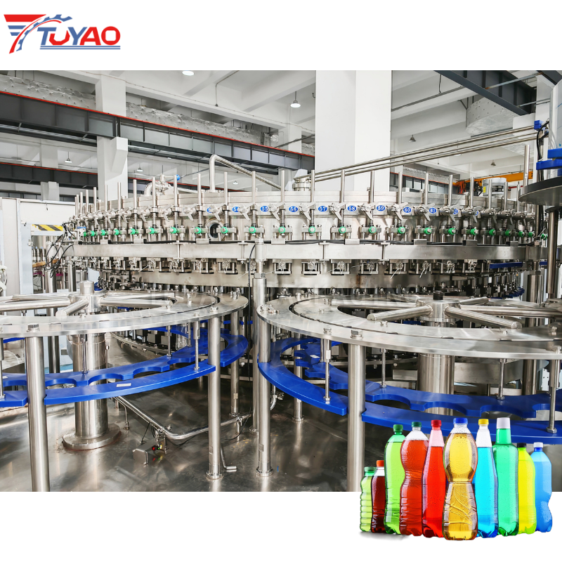 26000BPH Automatic 3-in-1 Carbonated Soft Drink Filling Machine
