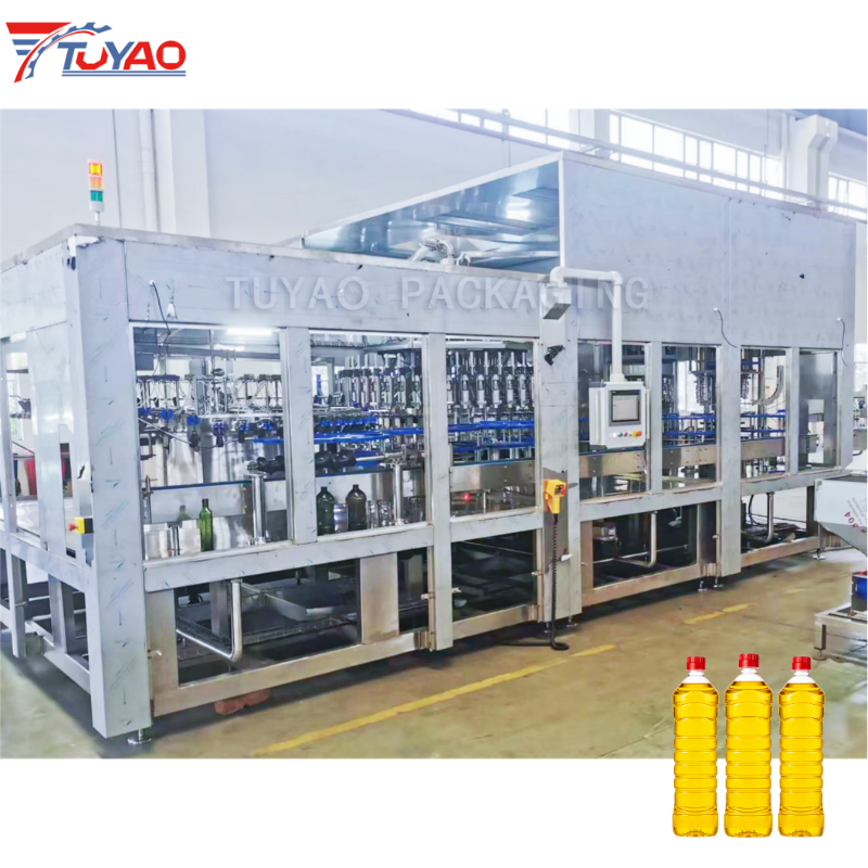 Rotary Type Cooking Oil Filling Machine
