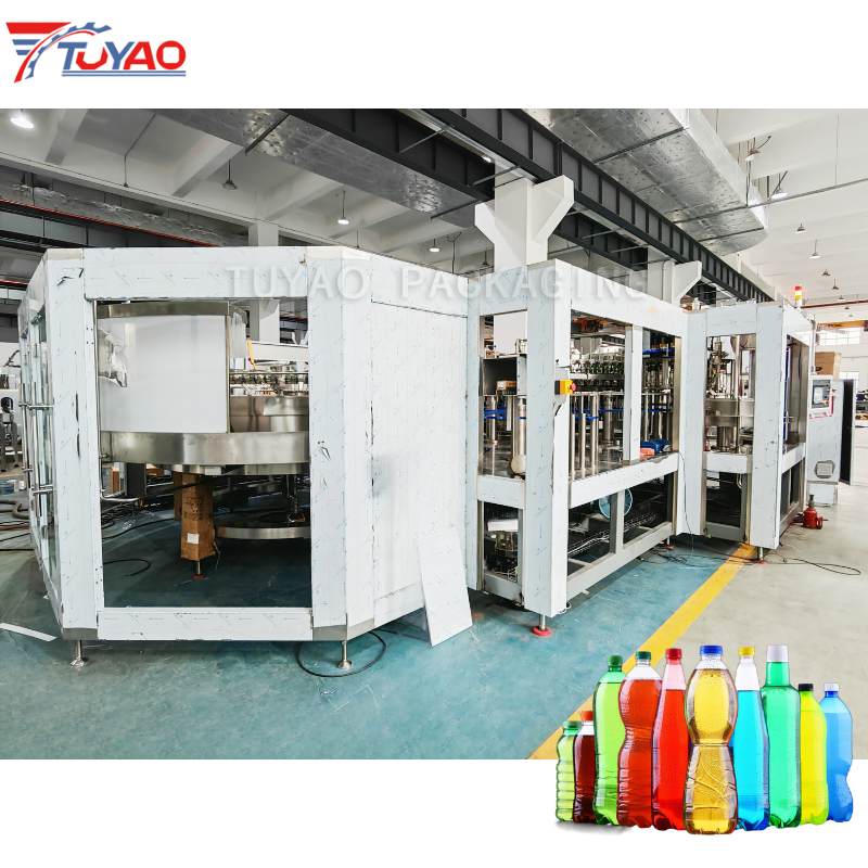 26000BPH Automatic 3-in-1 Carbonated Soft Drink Filling Machine
