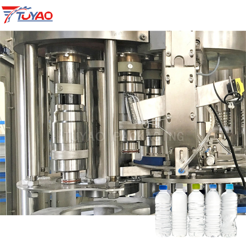 8000BPH 3-in-1 Rinsing Filling Capping Water Filling Machine
