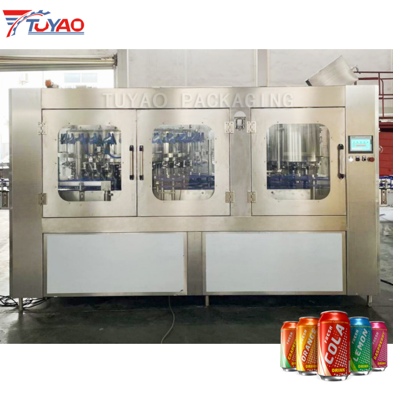 4000CPH Carbonated Beverage Can Filling Machine
