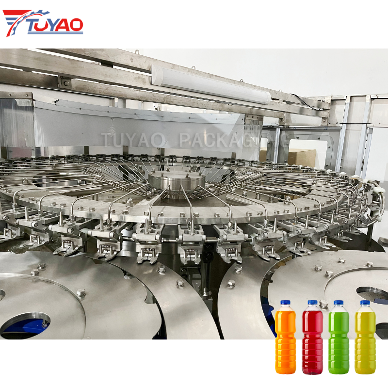 18000BPH Automatic 3 in 1 PET Bottle Juice Hot Filling Machine
