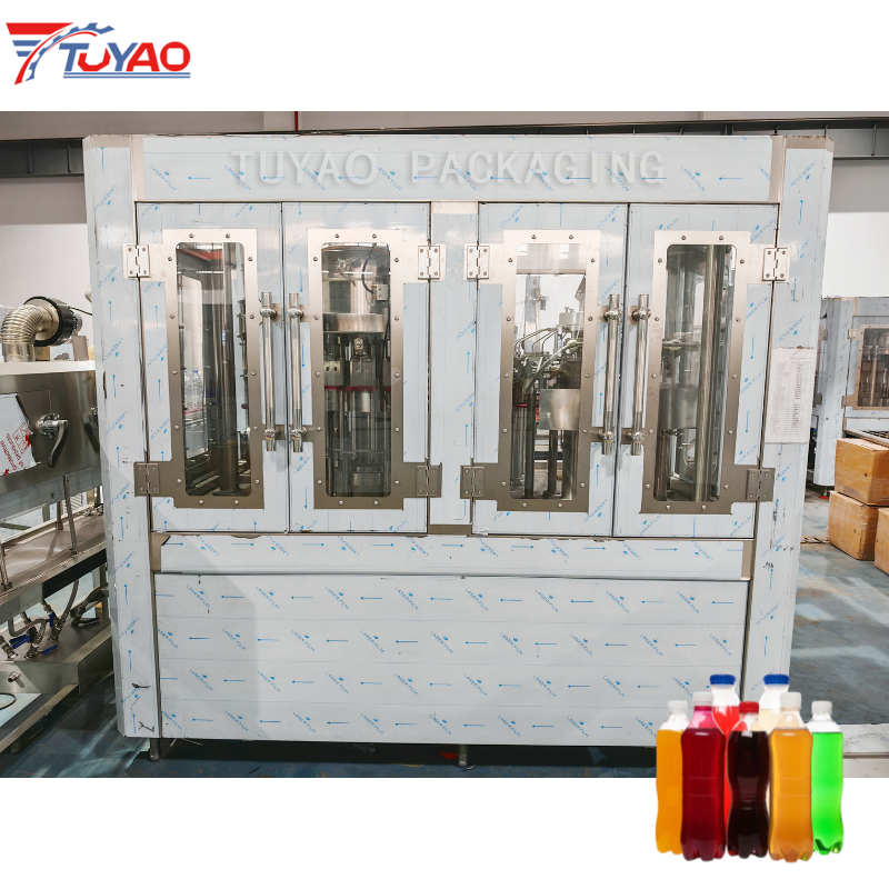 3500BPH Automatic PET Bottle Carbonated Soft Drink Filling Machine
