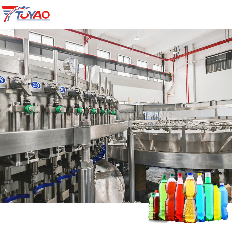 26000BPH Automatic 3-in-1 Carbonated Soft Drink Filling Machine
