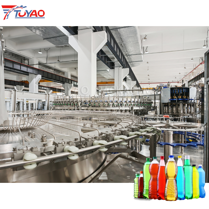 26000BPH Automatic 3-in-1 Carbonated Soft Drink Filling Machine
