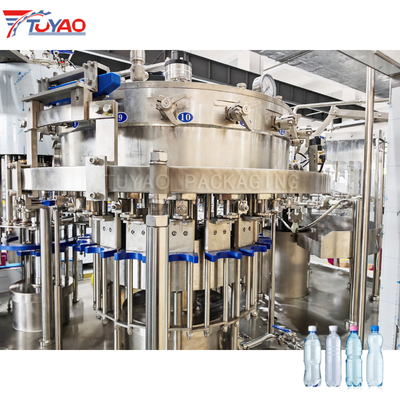 5000BPH Automatic 3-in-1 PET Bottle Carbonated Soft Drink Filling Machine
