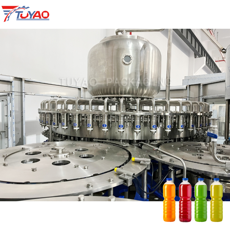 18000BPH Automatic 3 in 1 PET Bottle Juice Hot Filling Machine
