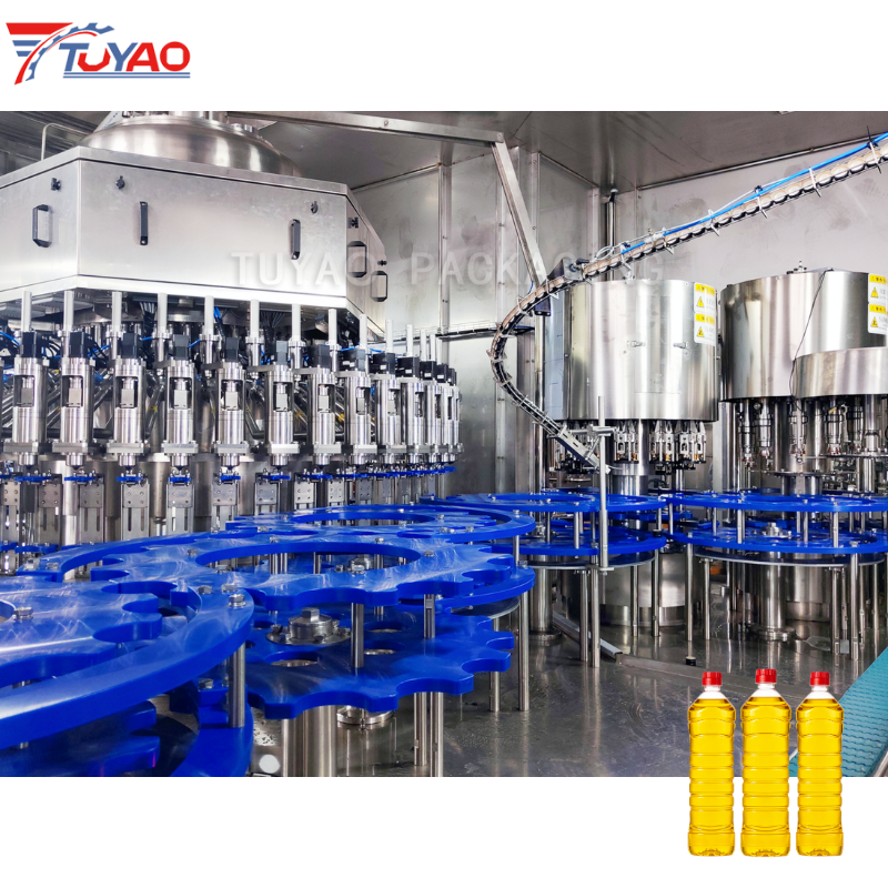 Rotary Type Cooking Oil Filling Machine
