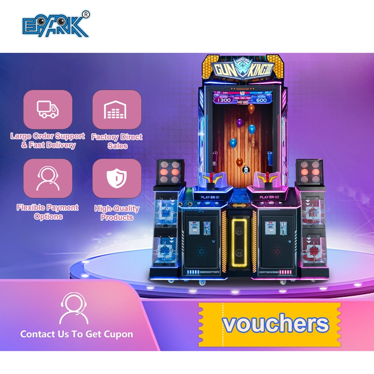 Centar za zabavu s kovanicama 2 igrača Brzi streljanje simulacija Gun Arcade Game Machine