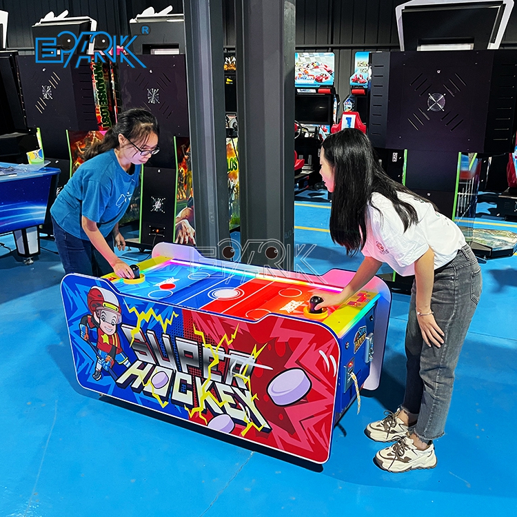 Kids Coin Operated Air Hockey Table Amusement Arcade Machine